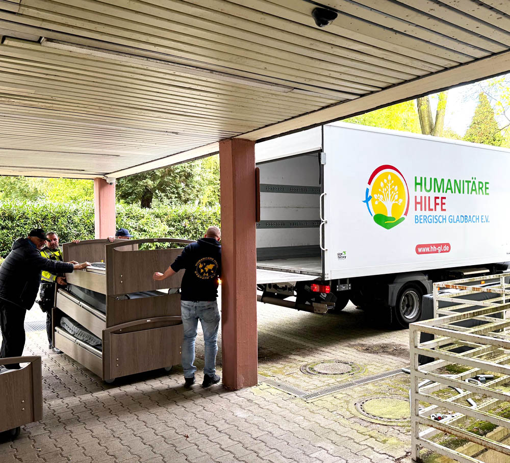 Pflegebetten für die Ukraine